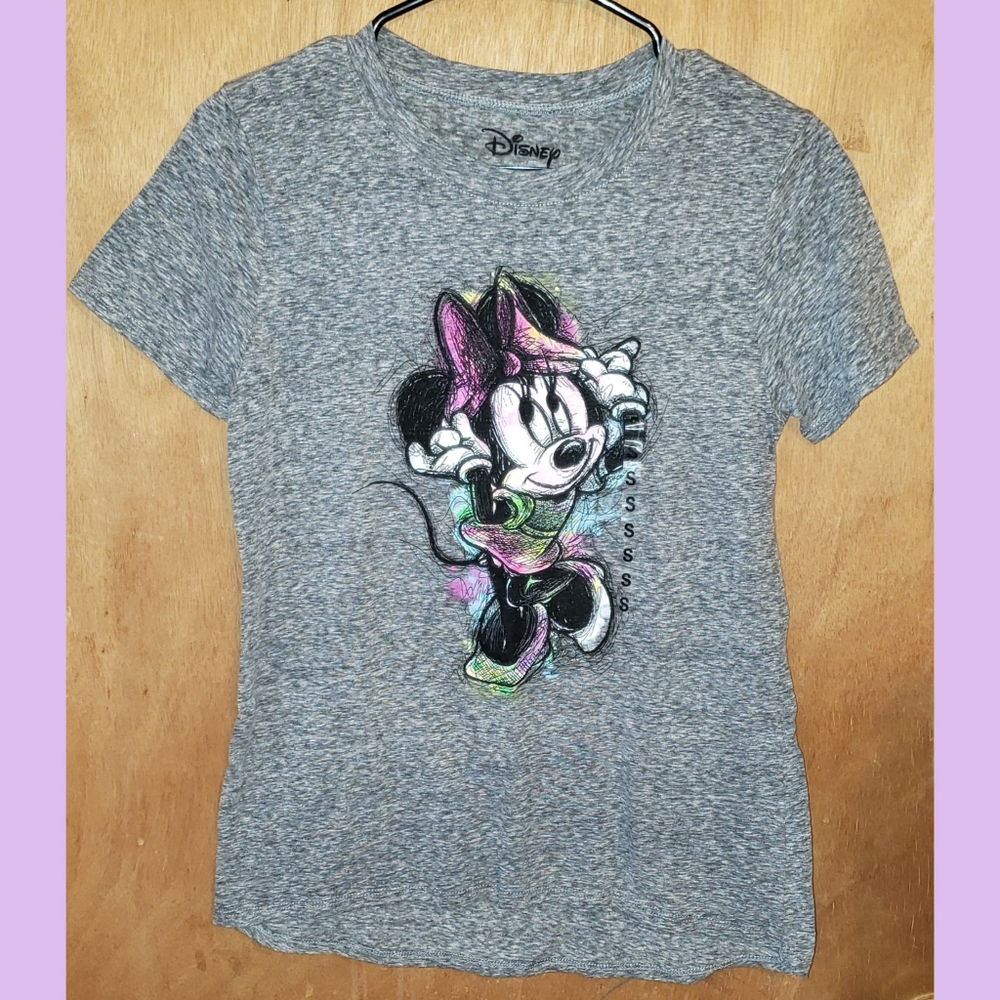 NWT Juniors Disney Minne Mouse T-Shirt Size:Small